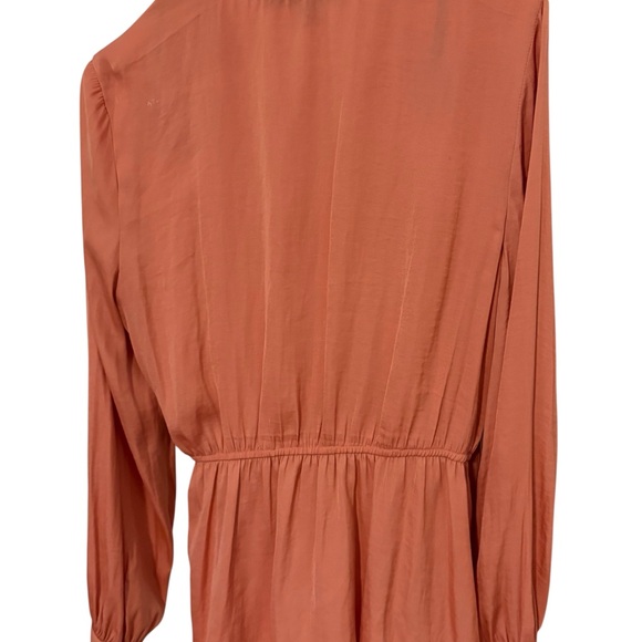 Women’s Marc New York Elegant Women's Wrap Blouse - Rust | Size Medium - Picture 6 of 12